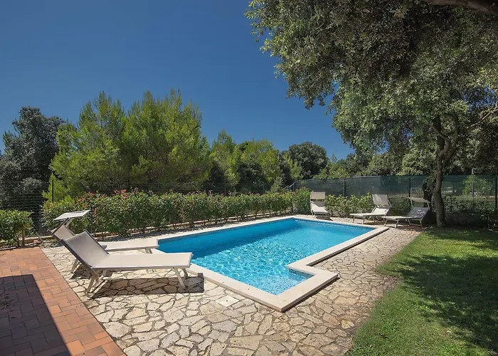 Mit Beheiztem Privatpool, Bbq, Darts Medulin